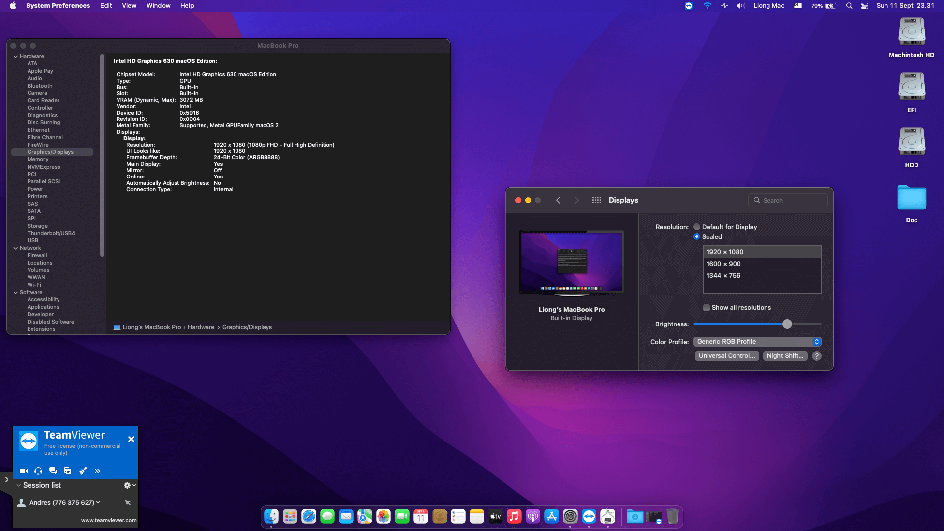 Acer Predator Helios 300 PH317 51 76PN [KabyLake   Intel HD 630 + I2C]   OpenCore 1